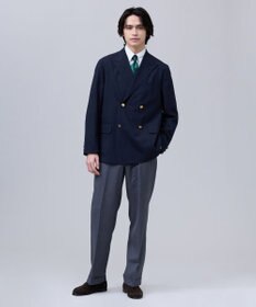 J.PRESS MEN 【J.PRESS ORIGINALS】【UNISEX】Wool Polyester Stretch Toropical 4B Blazer / Baggy-Fit