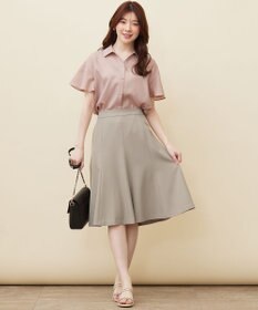 ANY SIS S 【速乾・接触冷感】スムージーポリエステル シャツ ブラウス