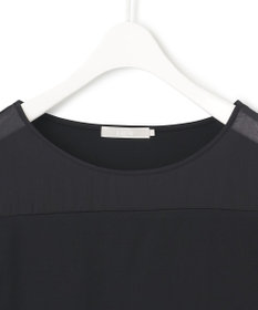 ICB L 【洗える】 PlaXフィラメントジャージー シアーコンビカットソー