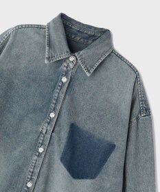 GRACE CONTINENTAL デニム2WAYシャツ