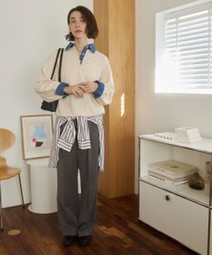 WEGO 【ANGIE VINTAGE】デニム襟スウェット