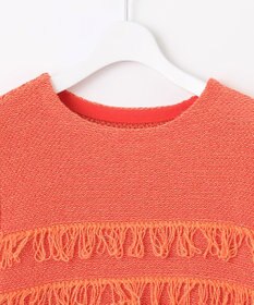 自由区 【カトリエムブーケ】Paillette フリンジプルオーバー