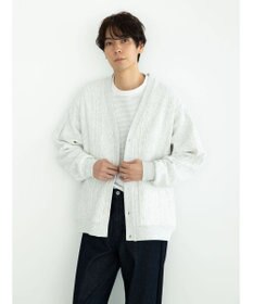 CRAFT STANDARD BOUTIQUE ケーブル柄カットカーディガン2
