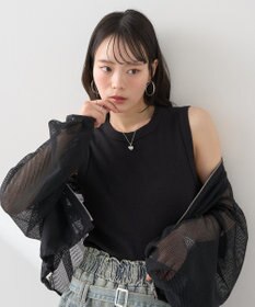 earth music&ecology リブタンクトップ