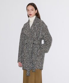 JOSEPH ウールツィード　ダブルブレステッドコート