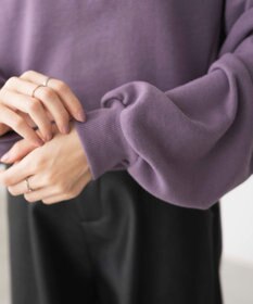 WEGO 【新色追加】ドロストデザインハーフZIPスウェット