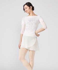 Chacott キシリトールボートネックニットトップ