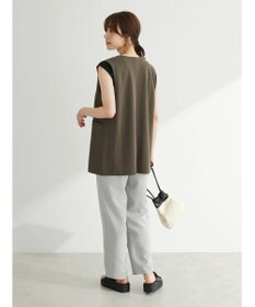 Green Parks 着流しカットジョーゼットジレ