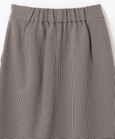 ANY 【洗濯機可能/ウエストゴム/ポケット付】ウーリッシュフラノボックスプリーツスカート