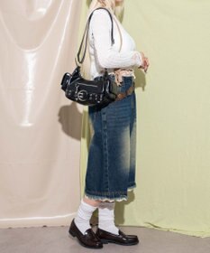 WEGO キラキラチャーム付きベルトショルダー