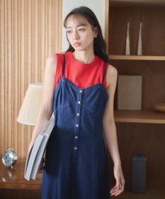 earth music&ecology リブタンクトップ