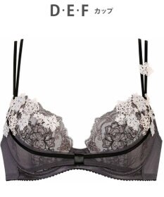 WACOAL ブラジャー 【リボンブラ 胸もとフィットながもち】 動いてもパカパカしにくい レディース BXD409 /ワコール