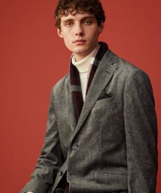 JOSEPH ABBOUD 【カシミヤ混・イタリア製】ビックビックチェック　ストール