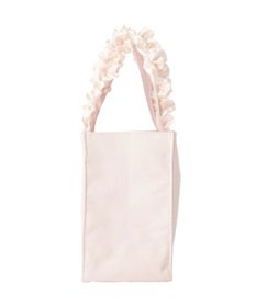 Maison de FLEUR いちごフリルハンドルスクエアトートバッグ