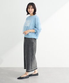 Green Parks 箔プリントチュール重ねプルオーバー