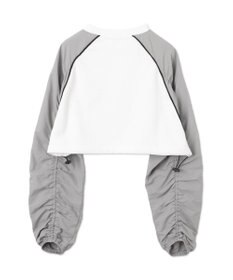 WEGO ナイロンスリーブナンバリングスウェット