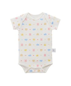 MIKI HOUSE HOT BISCUITS 【70-80cm】 半袖ボディシャツ(かぶり仕様)