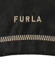 MOONBAT 【軽量/一級遮光】FURLA 晴雨兼用日傘 降りたたみ日傘 ジッパー刺繍 ／遮光 遮熱 UV