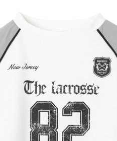 WEGO ナイロンスリーブナンバリングスウェット