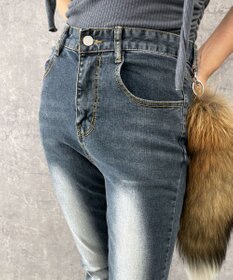 WEGO ストレッチフレアデニムパンツ