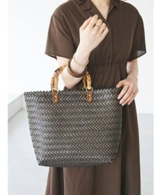 CRAFT STANDARD BOUTIQUE バンブー風ハンドルメルカドトートバッグ