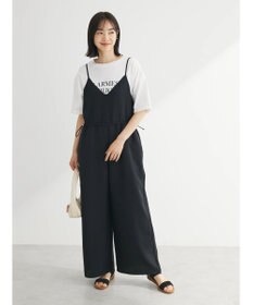 Green Parks 冷やっとすずやかウエストドロストサロペット