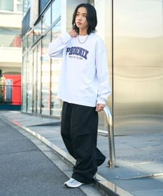 WEGO 【２点SET】アクセ付きグラフィックプリントT（LS）