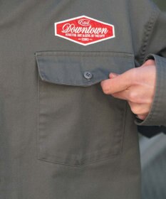 WEGO 【ユニセックス着用ITEM】ワッペンワークシャツ（LS）