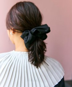 #Newans 【シワになりにくい/洗濯機可能】プリーツカラーブラウス