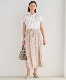 自由区 L 【洗える】ストレッチタイプライター ブラウス