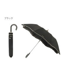 MOONBAT 【軽量/一級遮光】FURLA 晴雨兼用日傘 降りたたみ日傘 ジッパー刺繍 ／遮光 遮熱 UV