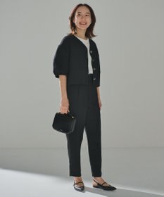 uncrave ウォッシャブルダブルクロス ブラウス