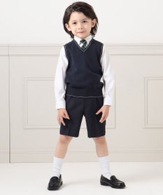 J.PRESS KIDS 【100-130㎝】ギャバタッサー ハーフパンツ