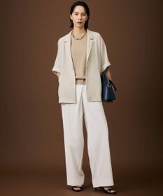 自由区 【SHIHOさん着用・機能性抜群・旬シルエット】ファンクショナルブロード カーブパンツ