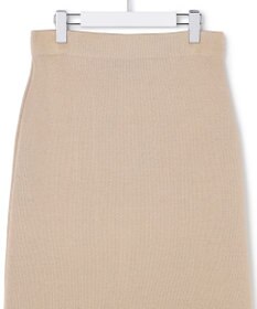 ICB L コットンポリエステルスムース ニットスカート