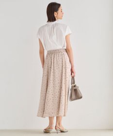 自由区 L 【洗える】ストレッチタイプライター ブラウス