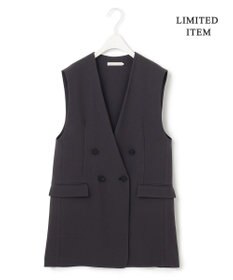 ICB 【WEB限定・洗える】BackSatinGeorgette ノーカラージレ