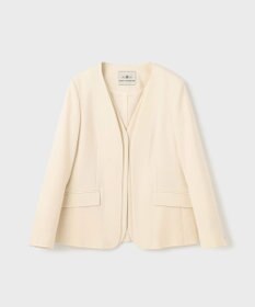 GRACE CONTINENTAL ノーカラーレイヤードジャケット