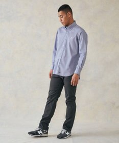 J.PRESS MEN 【WEB限定】ポプリンヘアラインJ刺繍シャツ/B.D