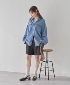 earth music&ecology 【予約】ウエスタンデニムシャツ