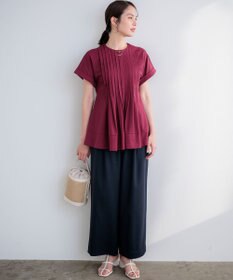 組曲 L 【先行予約】サマージャージーブラウスライク カットソー