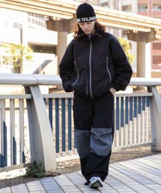 WEGO 3レイヤーフードブルゾン