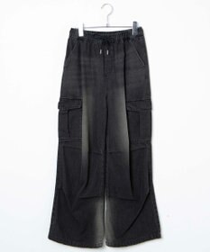WEGO デニムパラシュートカーゴパンツ