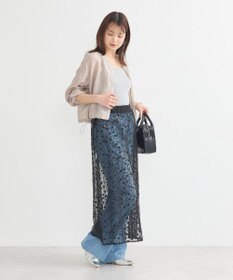 earth music&ecology シアーショートシャツブルゾン