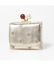 UNBILLION ペルケ perche / アクリル玉三つ折りミニサイフ
