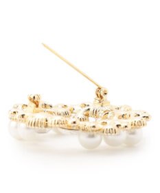 23区 ビジューMIX サークル ブローチ