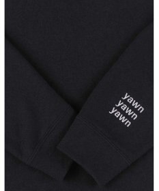 une nana cool 【綿混】あくびのお嬢さんのブークレー裏毛フーディー