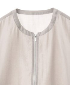 earth music&ecology シアーショートシャツブルゾン