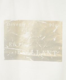 Green Parks 箔プリントチュール重ねプルオーバー