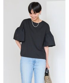 AMERICAN HOLIC 袖フレア５分袖カットプルオーバー